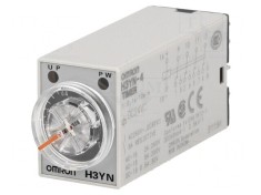 Timer 0,1s-10min 24VDC 4PDT 250VAC 3A H3YN-4