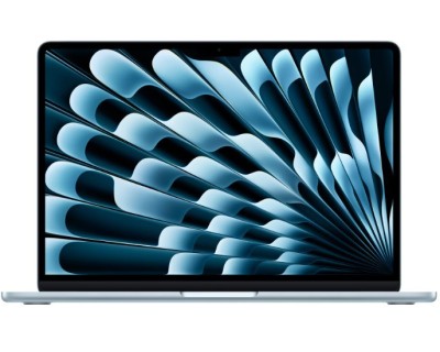 Macbook air 13.6 retina/apple m4 (cpu 10-core gpu 10-core neural engine 16-core)/16gb/512gb - sky blue foto