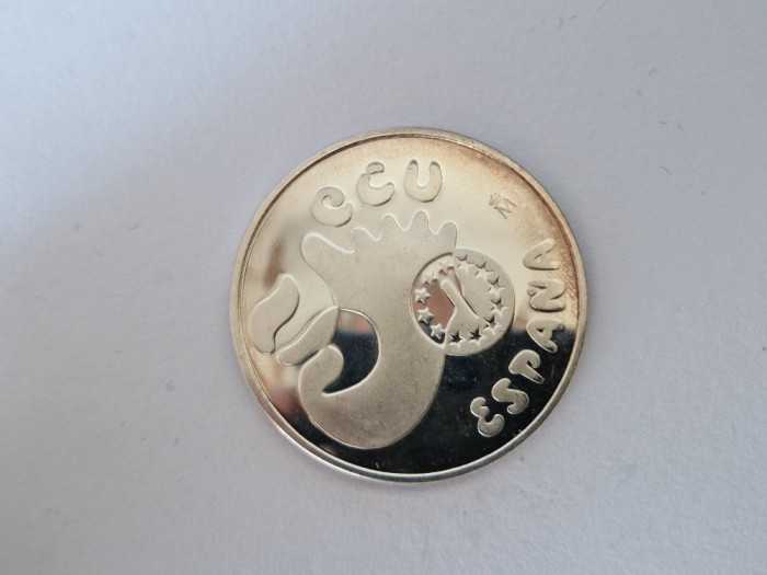 Spania 5 ECU -Averroes -Argint 925-33,60 grame