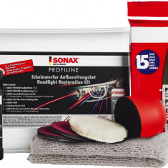 Sonax Profiline Headlight Restoration Kit Kit Pentru Reparația Si Intreținerea Farurilor 405741