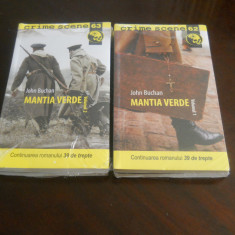 MANTIA VERDE-JOHN BUCHAN vol.1+2-Carte Noua,2012 colectia Crime scene nr. 62,63