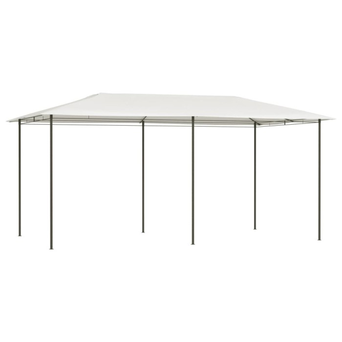 vidaXL Pavilion, crem, 2,98x5,3x2,59 m, 160 g/m&sup2;