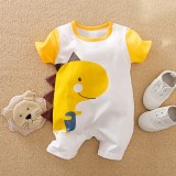 Salopeta alba - Yellow Dino (Marime Disponibila: 0-3 luni)