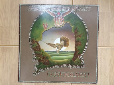 barclay james harvest gone to earth 1977 album disc vinyl lp muzica symphonic prog rock polydor records germany VG/VG+ foto