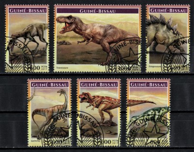 GUINEEA-BISSAU 2017 - Dinozauri (2) / serie completa foto