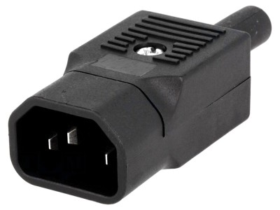 Conector alimentare AC C14 (E) 10A 250V foto