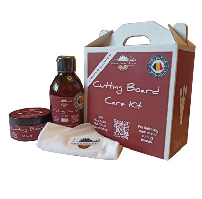 Set intretinere lemnarie, Cutting Board Care Kit, 250/100 ml foto