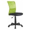 Scaun birou copii HM Dingo, Ergonomic, Cadru Polipropilena, Mesh, Inaltime ajustabila, 80 kg, 98x41x56 cm, Verde