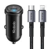 Incarcator Auto MCDODO CC-7492, 30W, 1 port, Negru