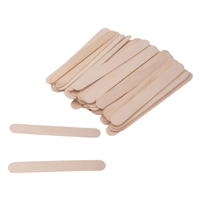 Bețișoare Lemn, Arts &amp; Crafts, Set 60 Bucăți, Dimensiune 15x1.7cm, Culoare Naturală