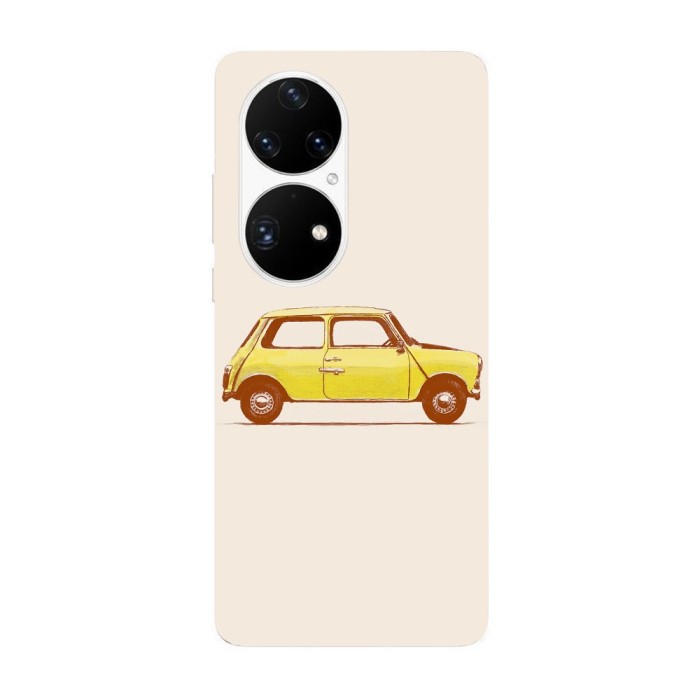 Husa compatibila cu Huawei P50 model Mr. Bean Mini Cooper, Silicon, TPU, Viceversa