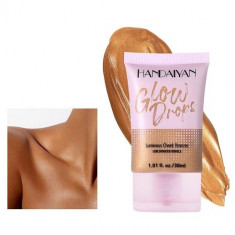 Bronzer iluminator, Handaiyan, Glow Drops, 02, 30 ml