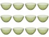 Set boluri, 12 piese, 4 l, Plastic, Verde