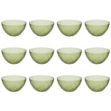 Set boluri, 12 piese, 4 l, Plastic, Verde