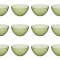 Set boluri, 12 piese, 4 l, Plastic, Verde