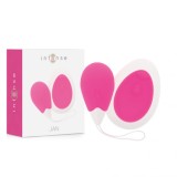 Intens vibrator cu controler de la distanță roz Jan Egg, INTENSE COUPLES TOYS