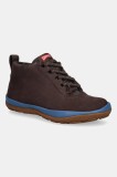 Camper sneakers din nubuc Peu Pista GM culoarea maro, K400481-026