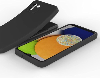 Husa din silicon compatibila cu Samsung Galaxy A03 cu protectie la camera,silk touch, interior din catifea, Galben foto