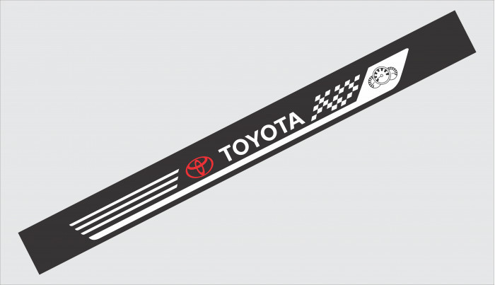 Sticker Parasolar Toyota (126 x 16cm)