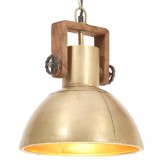 VidaXL Lampă suspendată industrială, 25 W, arămiu, 30 cm, E27, rotund