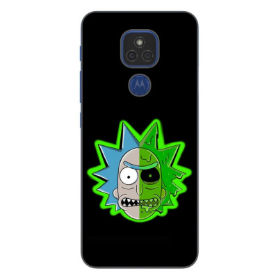 Husa compatibila cu Motorola Moto G9 Play Silicon Gel Tpu Model Rick And Morty Alien foto