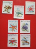 ALBANIA, FAUNA MARINĂ - SERIE COMPLETĂ MNH