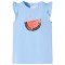 Tricou pentru copii cu m&acirc;neci scurte, albastru deschis, 104