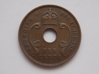 10 CENTS 1935 EAST AFRICA-XF foto