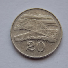 20 CENTS 1980 ZIMBABWE