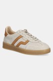 Gant sneakers din piele &icirc;ntoarsă Cuzima culoarea bej, 31533042