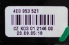Maneta semnalizare ștergătoare AUDI A8 D3 4E2, 4E8 2005 OEM: 4E09535494E09535214E0953503B