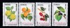 ROMANIA 2002 LP 1596 FRUCTE SERIE MNH, Nestampilat