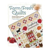 Farm-Fresh Quilts Carte Kim Gaddy Proiecte Simple Inspirate Viata Simplă Quilt Model Aplicat Gradina Animale Carte Straina Engleza