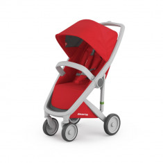 Carucior Greentom Classic Upp 100% Ecologic Grey Red foto