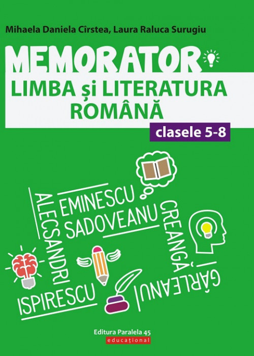 Memorator de limba şi literatura rom&acirc;nă pentru clasele V-VIII
