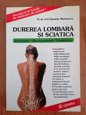 Daniela Marinescu, Durerea lombară și sciatica foto