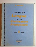 Carte manual &bdquo;Cours de Langue et de Civilisation Fran&ccedil;aises Vol. III&rdquo; G. Mauger