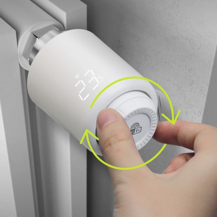 Termostat Inteligent pentru calorifer Wifi Android Ios Control Vocal Alexa programabil