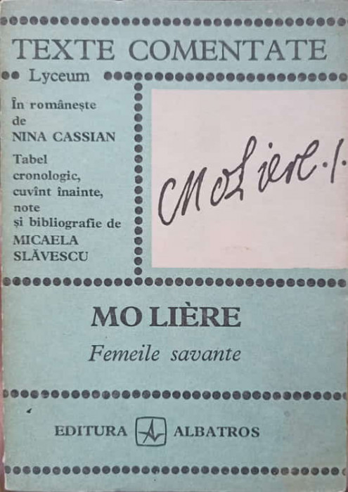 FEMEILE SAVANTE-MOLIERE-220303