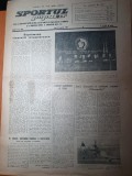 sportul popular 22 martie 1954-prima etapa a campionatului fotbal,sah,atletism