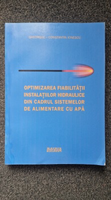 OPTIMIZAREA FIABILITATII INSTALATIILOR HIDRAULICE DIN CADRUL SISTEMELOR DE foto