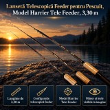 Lansetă Telescopică Feeder pentru Pescuit, Model Harrier Tele Feeder, 3,30 m