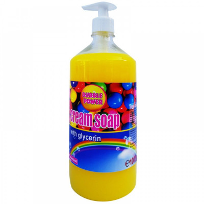 Sapun lichid cremos Cloret Bubble Gum, 1L foto