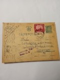 Carte Poștală Timișoara Cujir cenzură Deva