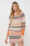 MAX&amp;Co. pulover din amestec de lana femei, culoarea bej, călduros, Max&amp;Co.