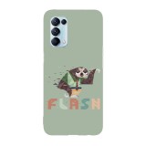 Husa compatibila cu Oppo A55, Viceversa, model Flash Zootopia, Silicon, TPU, Transparent, Carcasa