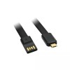 Cablu de incarcare USB My-Trim Micro USB Negru 1.2m, Oem