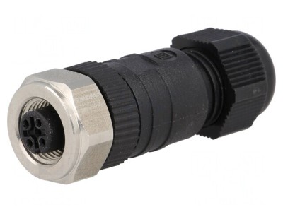 Mufă M12 5-Pin Mamă IP67 pentru DeviceNet/CANopen pe Cablu foto