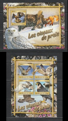 Guinea 2016 - Pasari de Prada S/S 2v MNH foto