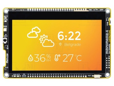 Afişaj TFT 4.3&amp;quot; capacitiv Ethernet foto